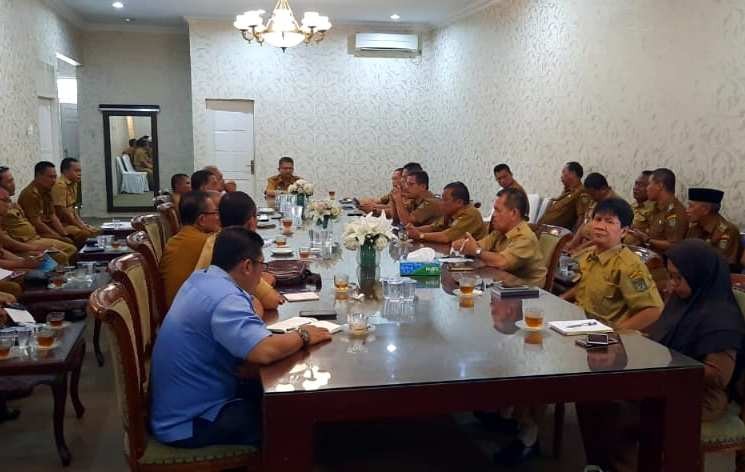 Pemkab Asahan Lakukan Rapat Terbatas Bahas Antisivasi Virus Corona