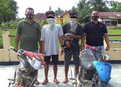 Dua Kawanan Curanmor Diringkus Polisi di Panai Tengah
