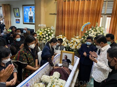 Presiden Joko Widodo Melayat ke Rumah Duka Ketua Umum Bara JP