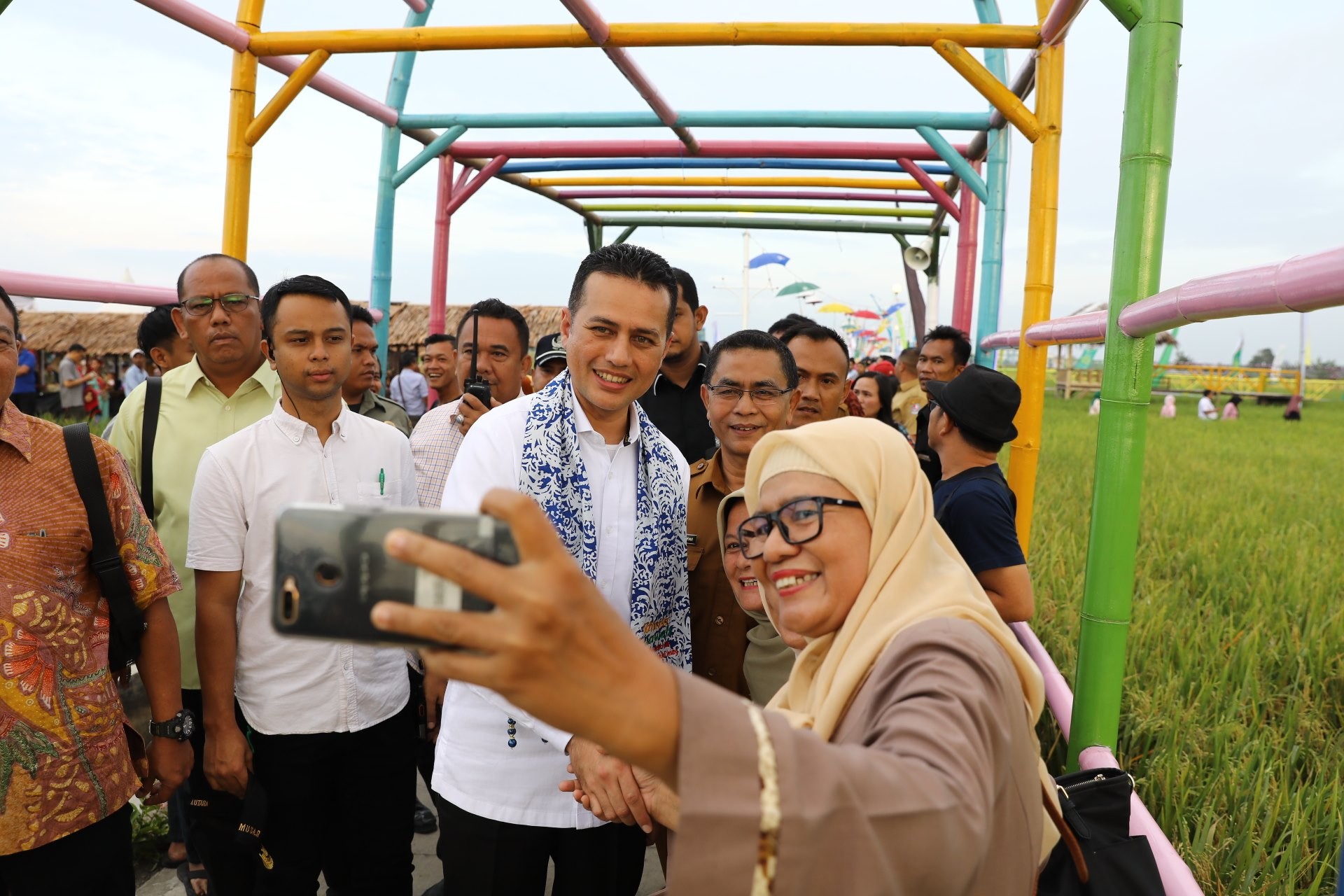 Tingkatkan  Wilayah Wisata Pedesaan, Wagub Resmikan Desa Wisata Pematang Johar, Deliserdang