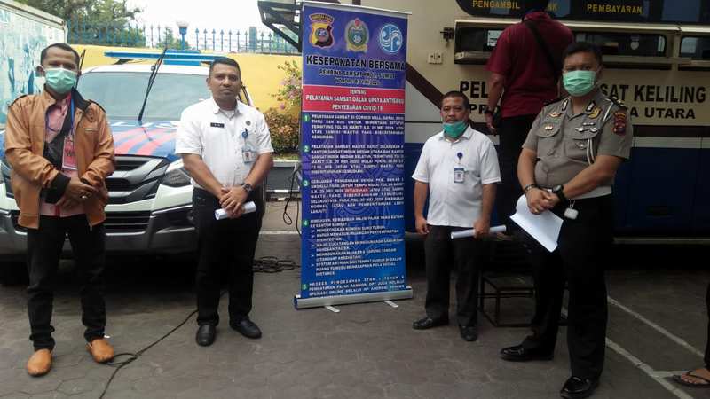 Ini Keterangan Ditlantas Polda Sumut Terkait Video Viral Penghapusan Denda Pajak Kenderaan