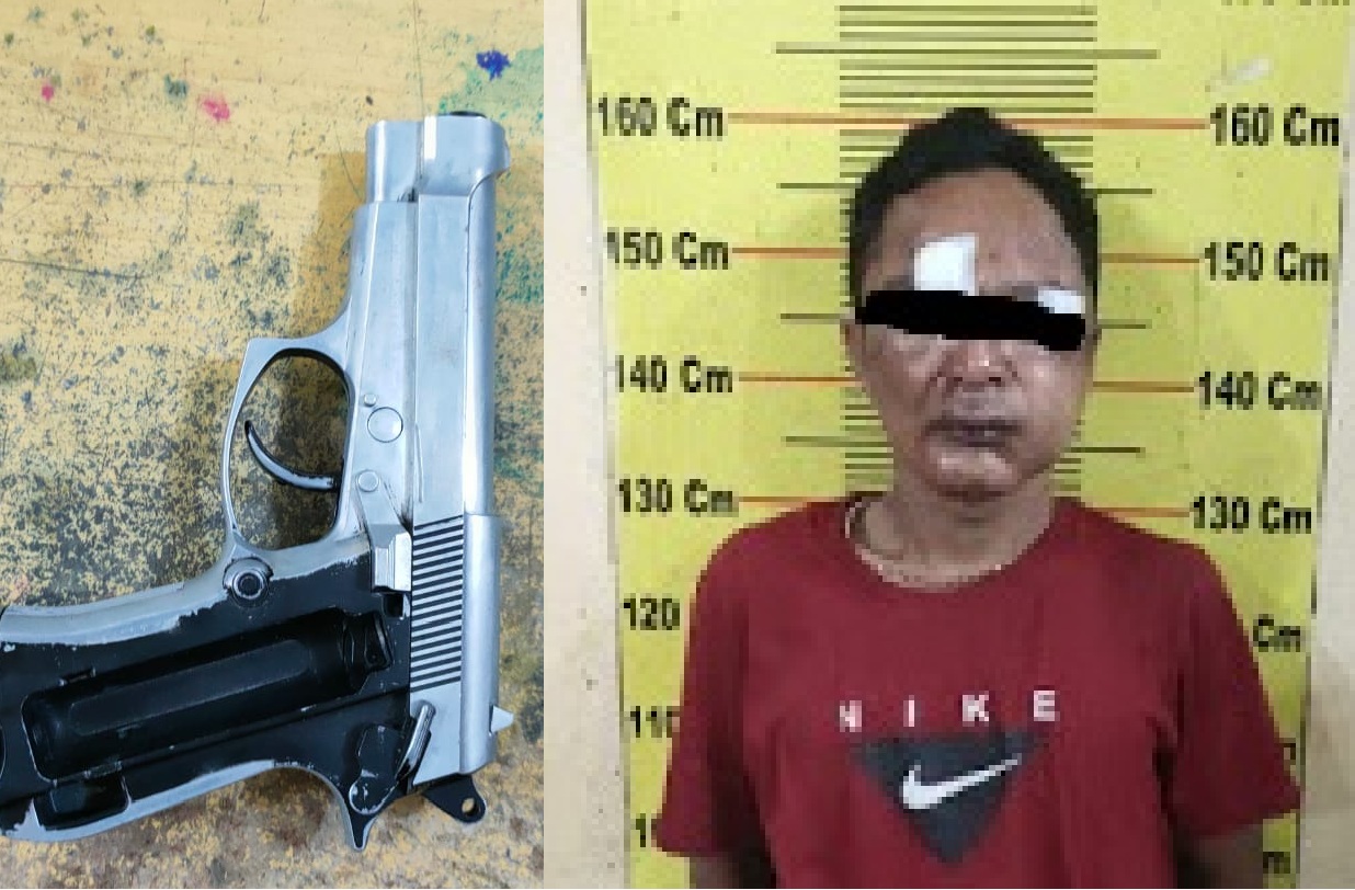 Ancam Polisi Pakai Softgun, Pria Ini Diciduk Polsek Delitua