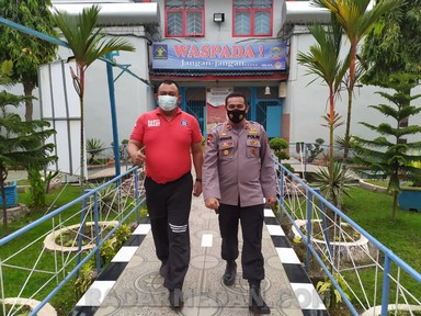 Kapolsek Medan Helvetia Coffee Morning Dengan Ka Rutan Kls 1 A Medan