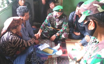 Dandim 0205/TK Hadir dan Sampaikan Duka Mendalam Kepada Keluarga Almarhum Pratu Jhan RIzky Pratama