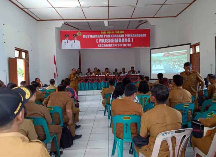 Keterbatasan Anggaran, Musrenbang Kecamatan Sitiotio Utamakan Super Prioritas 
