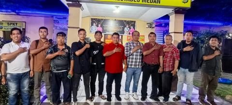 Tegaskan Sinergitas Pers dan Polri, Forwatun Hadiri Pisah Sambut Kapolsek Medan Tuntungan