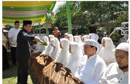 Dinas Kesehatan Tepung Tawar Pelepasan Calon Haji