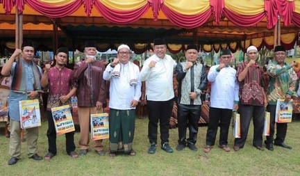 Bupati Eddy Berutu Hadiri Halal Bihalal di Kecamatan Siempat Nempu Hulu