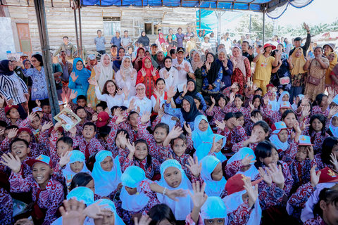 TP PKK Sumut Gelar Trauma Healing untuk Anak Korban Bencana di Tapsel