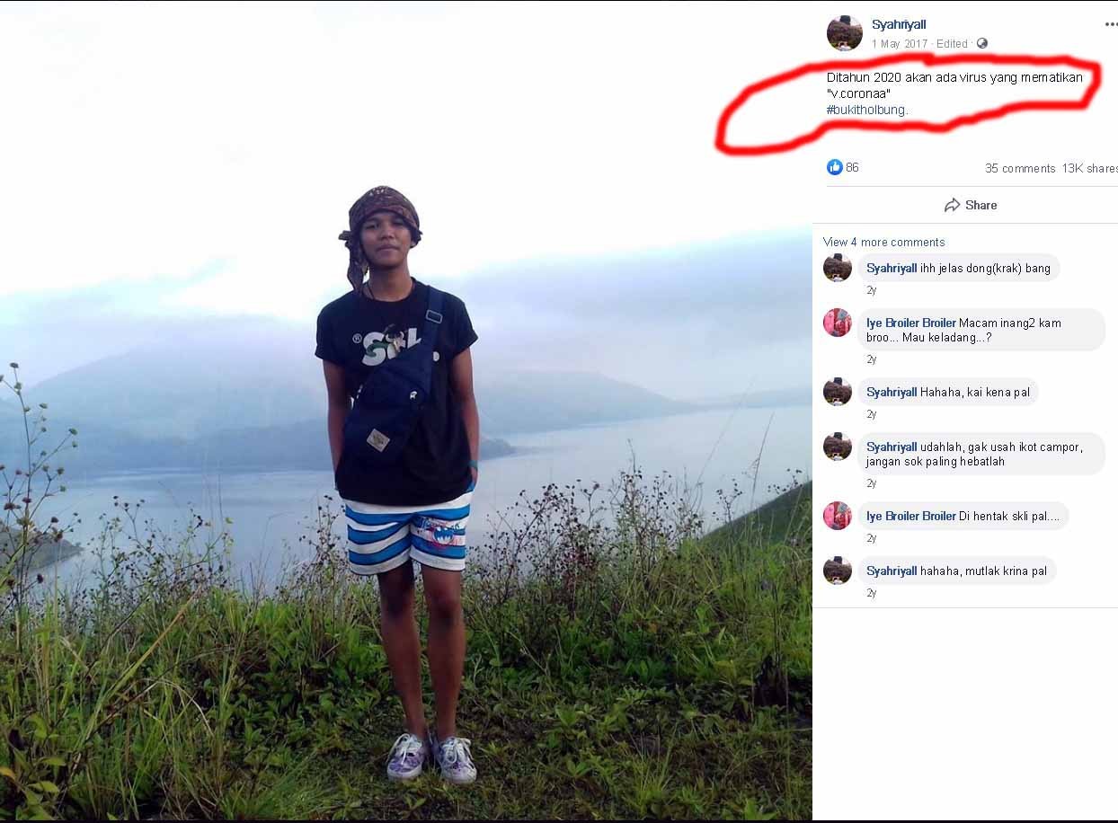 Heboh Ramal Virus Corona Sejak 2017, Status Netizen Dibongkar Doktor Janner Simarmata