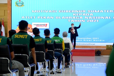 Beri Motivasi Atlet PON Papua, Edy Rahmayadi Ingin Sumut Masuk Lima Besar