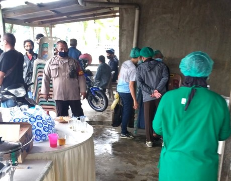 Polsek Patumbak dan Satgas Covid-19 Bubarkan Pesta Pernikahan Langgar PPKM