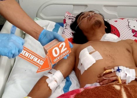 Emosi Cekcok dengan Isterinya, Seorang Ayah Bacok Anak dan Menantunya di Toba