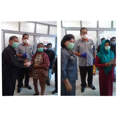 PT Pos Kabupaten Karo Salurkan BST Kepada 17.883 Warga Terdampak Pandemi Covid - 19 