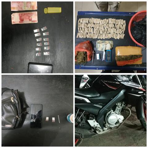 Satres Narkoba Polres Tanah Karo Berhasil Meringkus 5 Pelaku Narkoba