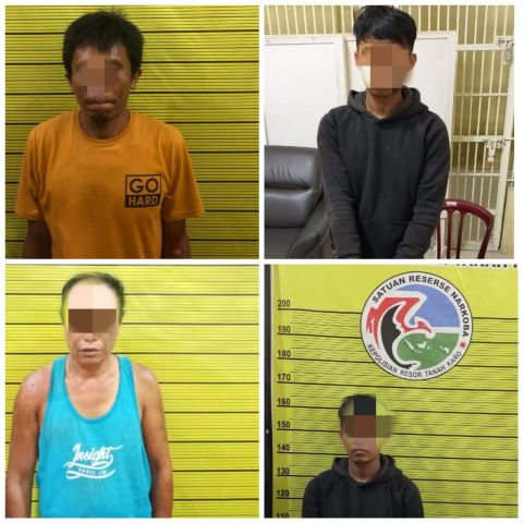 Polres Tanah Karo Ringkus 3 Tersangka Narkoba