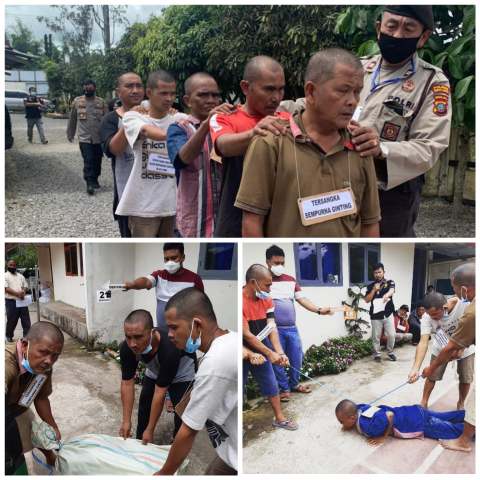 Polsek Tigapanah Gelar Rekontruksi Kasus Pembunuhan, Ada 26 Adegan Meninggalnya Rawat Sembiring