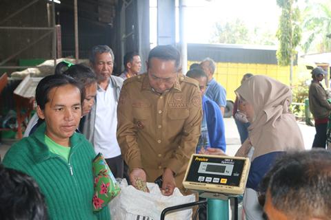 Dukung Industri Kopi Lokal, Bupati Taput Motivasi Petani Dalam Pengolahan Biji Kopi