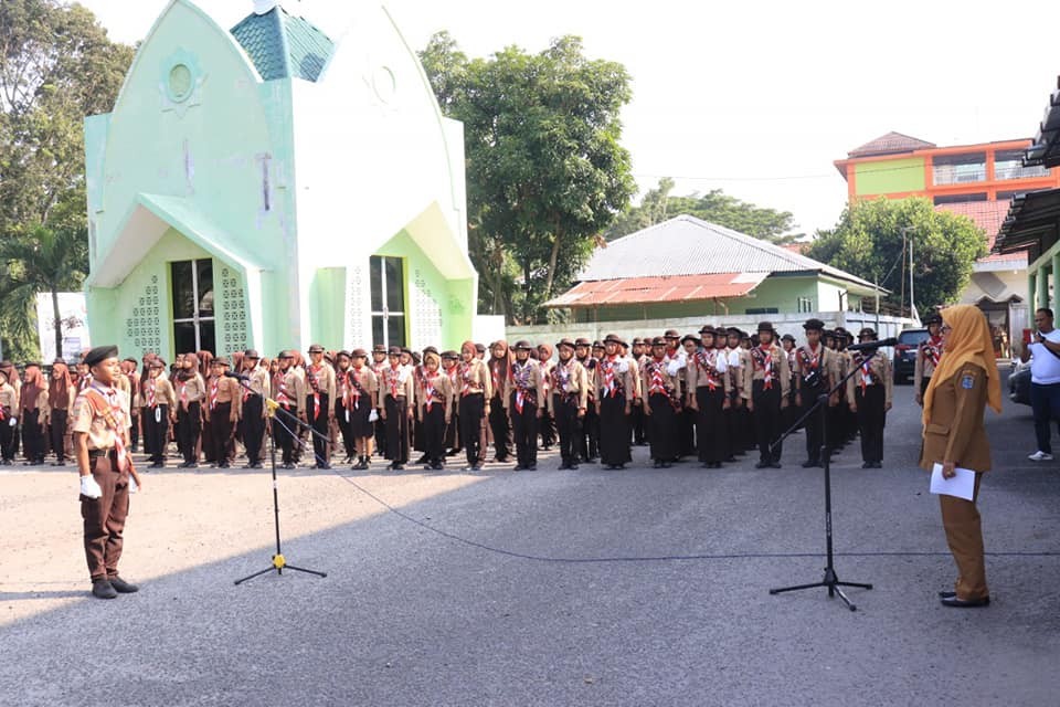 Kadis Lepas Jambore Cabang Penggalang Binjai