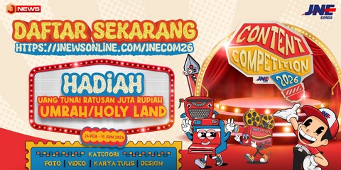 JNE Content Competition 2026 Dibuka, Hadiah Ratusan Juta hingga Umrah & Holy Land