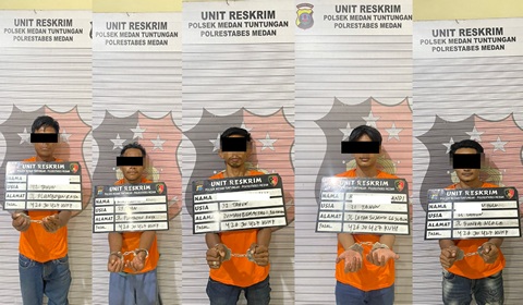 Grebek Warnet di Medan Tuntungan Diduga Jadi Lokasi Judi Online, Lima Orang Ditangkap
