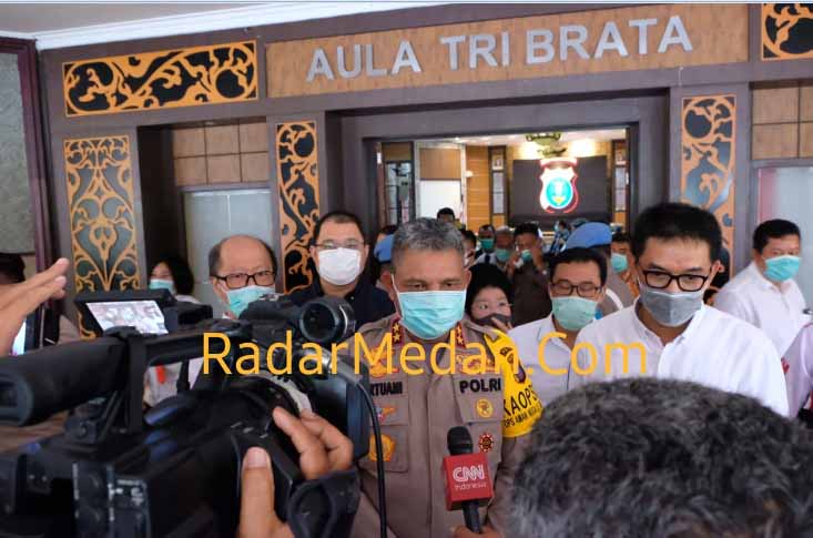  Kapolda Sumut Ajak Para Pelaku Usaha Berkontribusi Bantu Perekonomian Rakyat Dampak Covid-19