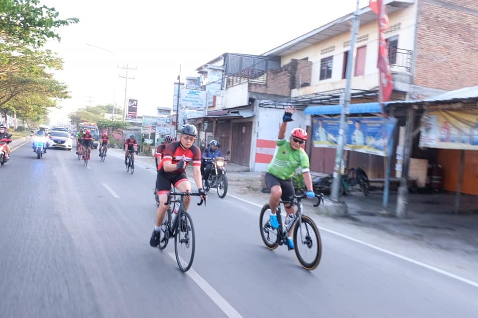 Kapoldasu Ternyata Hobby Juga Bersepeda, Ini Kegiatannya