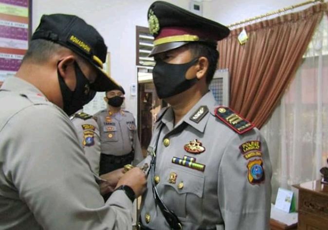 Kapolres Binjai Pimpin Sertijab Kasat Reskrim Polres Binjai dan Kapolsek Binjai Barat