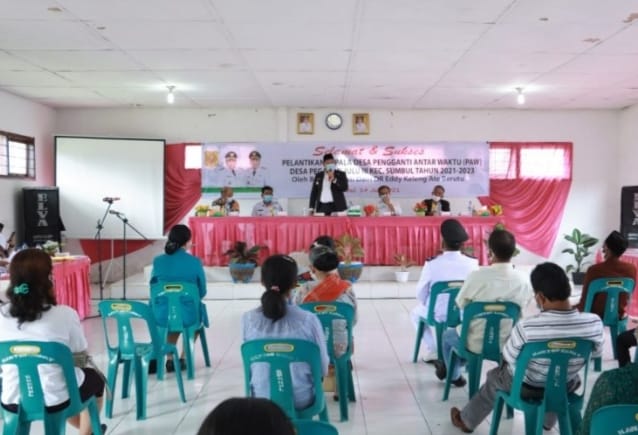 Bupati Dairi Lantik PAW Kepala Desa Pegagan Julu III