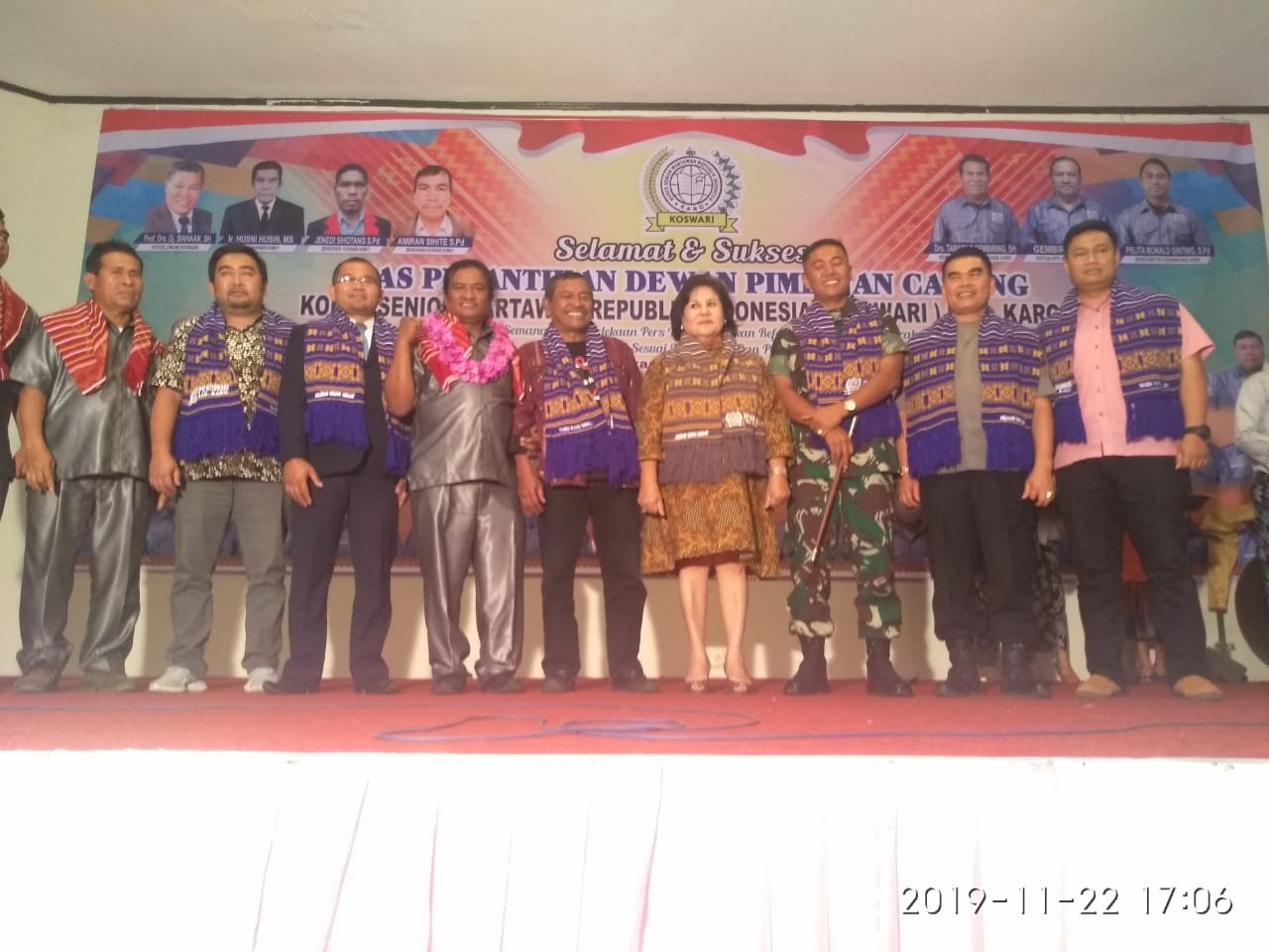 Wakil Bupati Karo Hadiri Pelantikan DPC KOSWARI Kabupaten Karo