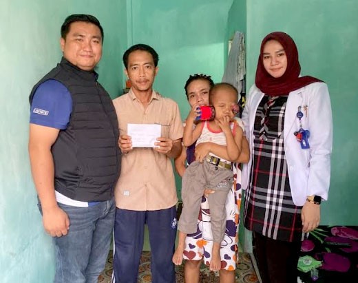 Gowes Hebat Labura Santuni Anak Penderita Kanker