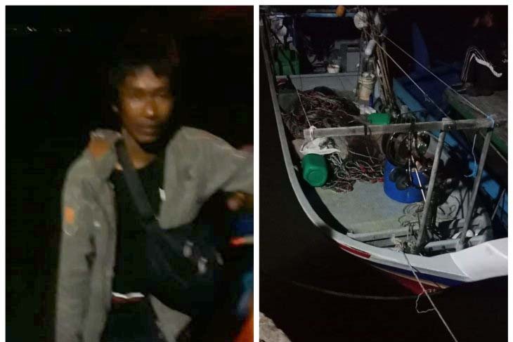 Nelayan Malaysia Terombang ambing di Selat Malaka Diselamatkan Nelayan Langkat