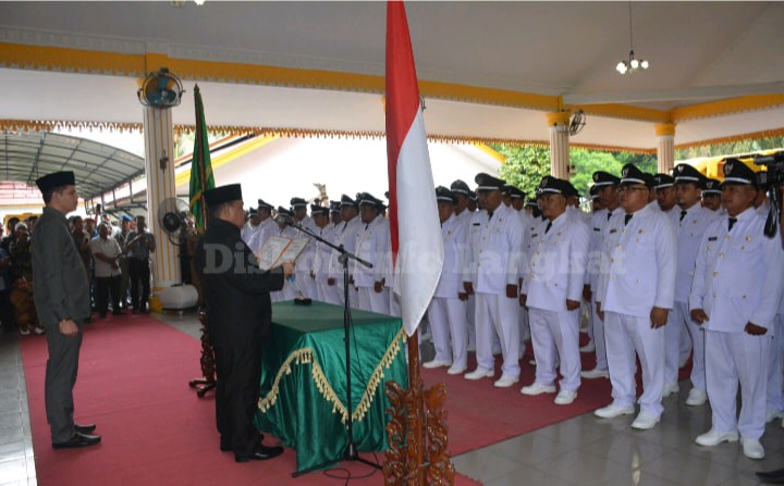 Bupati Langkat Lantik 76 Kades Terpilih