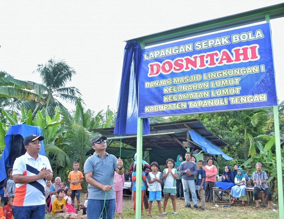 Meriahkan HUT RI, Bupati Tapanuli Tengah Buka Pertandingan U-17