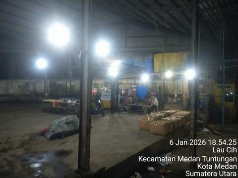 Polsek Medan Tuntungan Respons Laporan Dugaan Perjudian di Pasar Induk Lau Cih