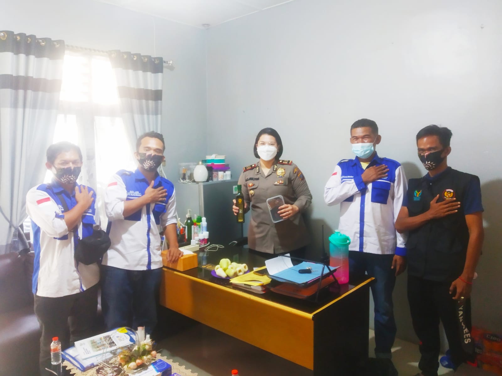 PMKM Prima Indonesia DPC Kota Medan Silaturahmi Ke Polsek Medan Area