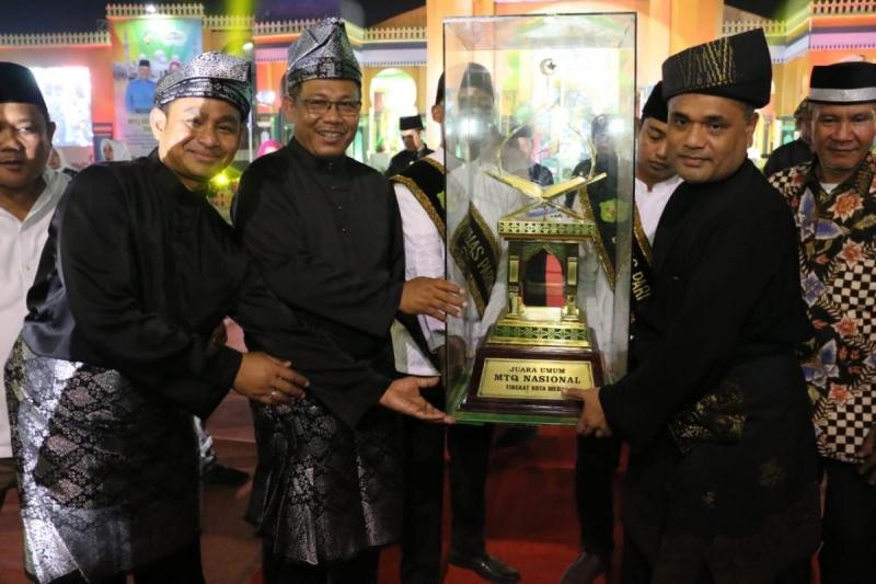 Kecamatan Medan Barat Sabet Juara Umum MTQ ke-52 Kota Medan