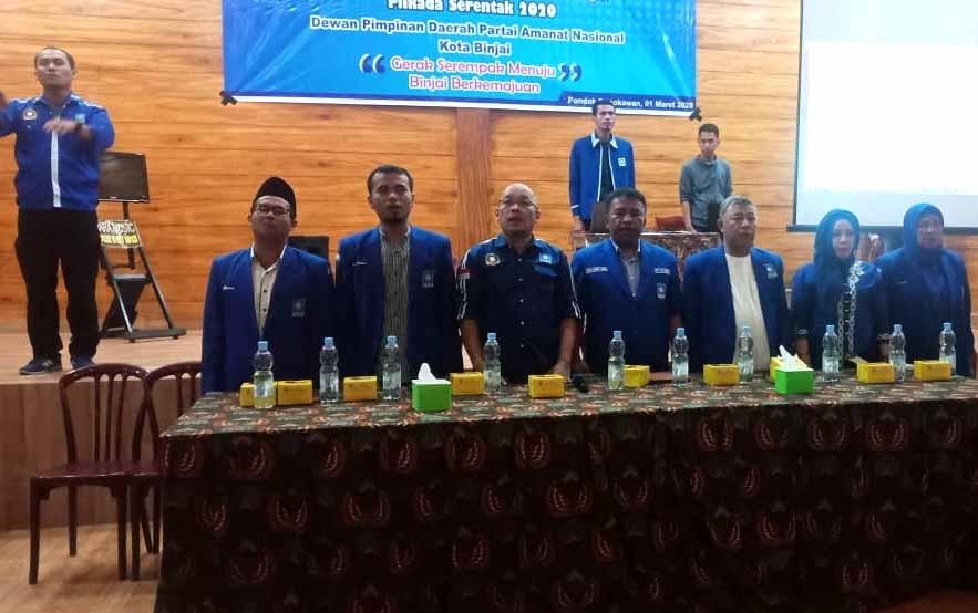 DPD PAN Tetapkan 5 Bacalon Walkot Binjai Ke DPW Sumut