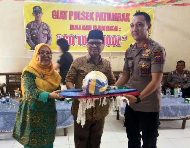 Polsek Patumbak Sambangi Yayasan SLB TPI