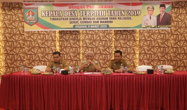 45 Kepala Desa dapat Pembekalan, Bupati Minta Kepala Desa Ikut Sejahterakan Rakyat
