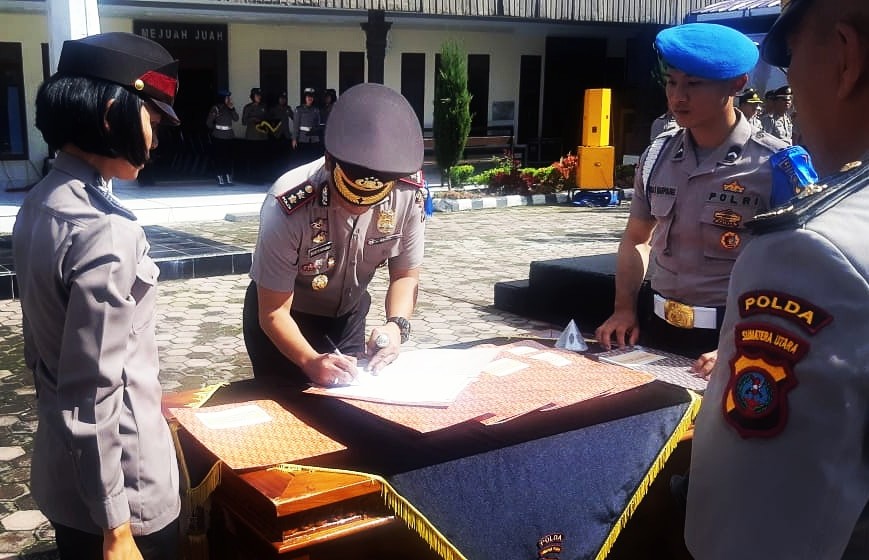 5 Pejabat Utama Polres Karo, Disertijab
