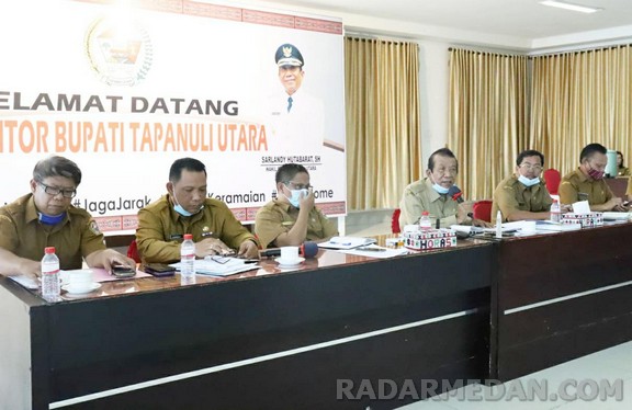 Wakil Bupati Taput Pimpin Rakor Evaluasi LAKIP 2019, Tekankan Koordinasi Seluruh OPD