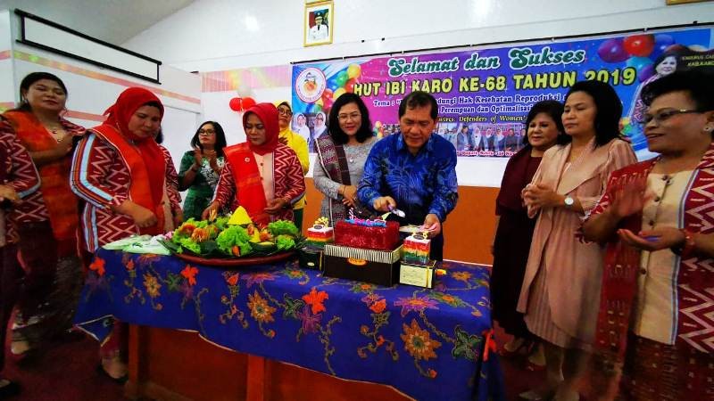 Bupati dan Wakil Bupati Karo Hadiri Peringatan HUT IBI ke-68