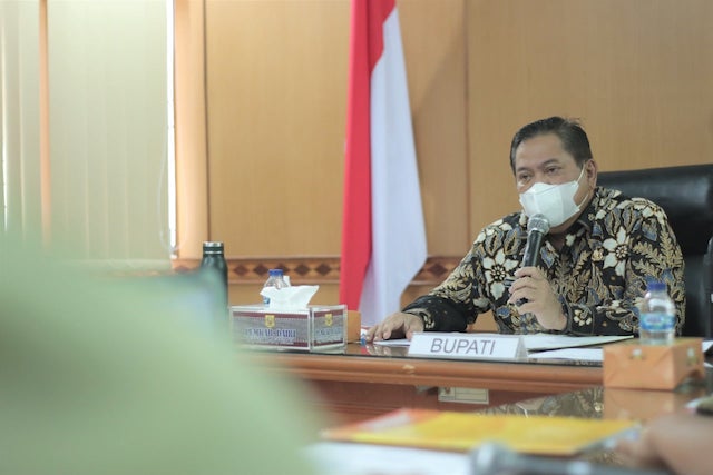 Persiapan Pembelajaran Tatap Muka, Bupati Dairi Gelar Rakor dengan Forkopimda