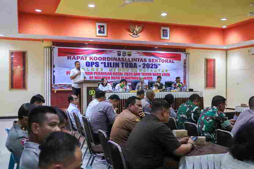 Pemko Siantar Matangkan Pengamanan Natal 2025 dan Tahun Baru 2026