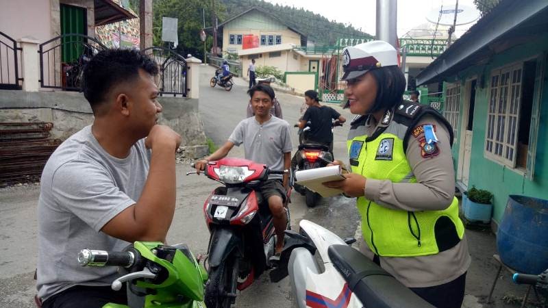Pelanggaran Lalulitas di Anambas Didominasi Tak Pakai Helm