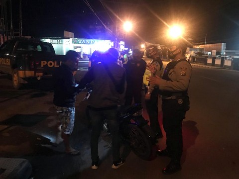 Polres Dairi Laksanakan Razia Sepeda Motor Antisipasi Knalpot Blong dan Balap Liar
