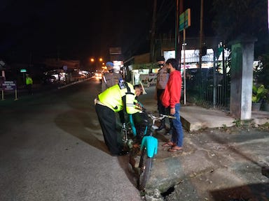 Polres Dairi Kembali Gelar Razia Balap Liar dan Knalpot Blong