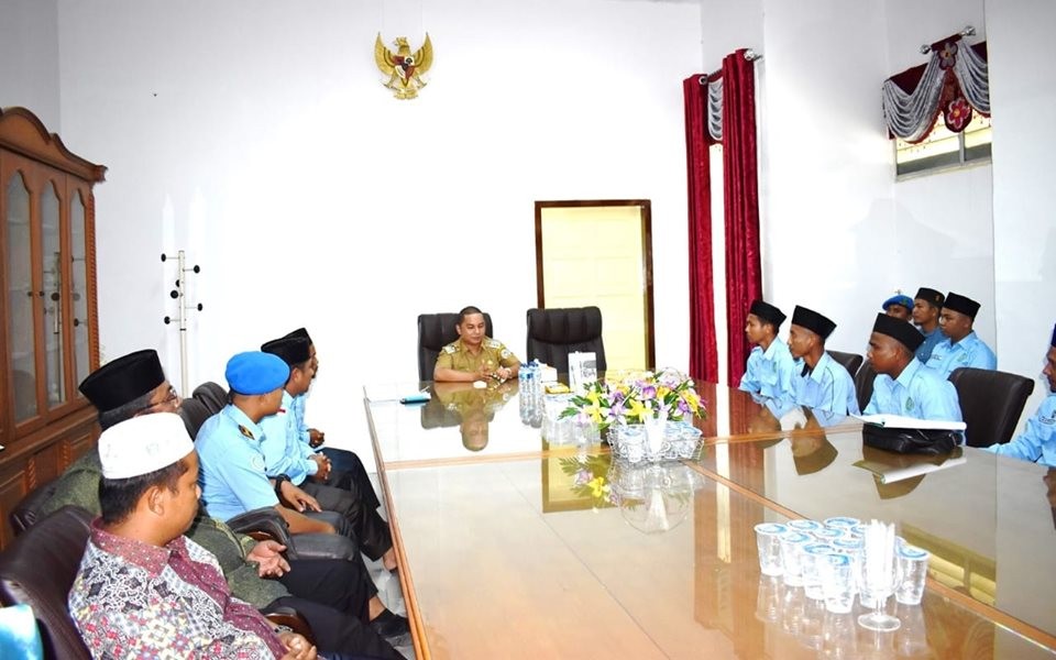 Bahas Narkoba, Bupati Tapanuli Tengah Audensi dengan BKPRMI