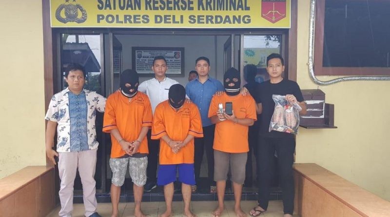 Sat Reskrim Polres Deliserdang  Tangkap Pelaku Pembunuhan Biduan Cafe Galang